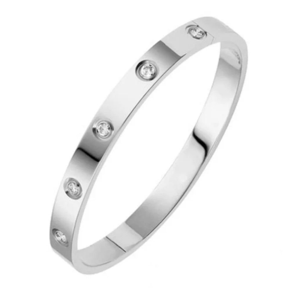 Love Bangle Bracelets, 18K High Quality Stainless